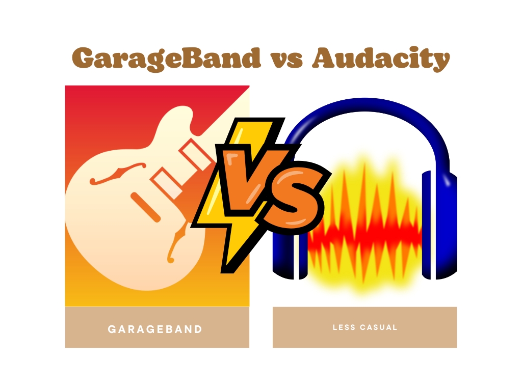 GarageBand vs Audacity