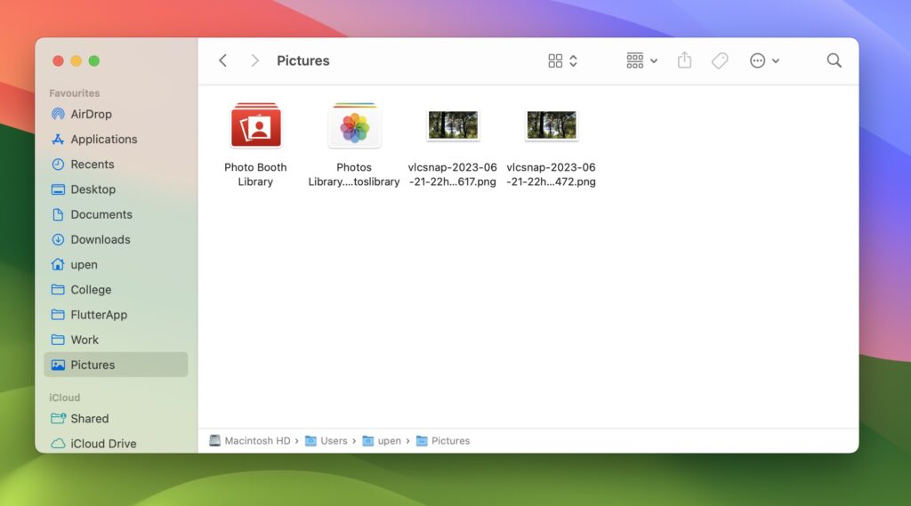 showing all photos library of all different photos app